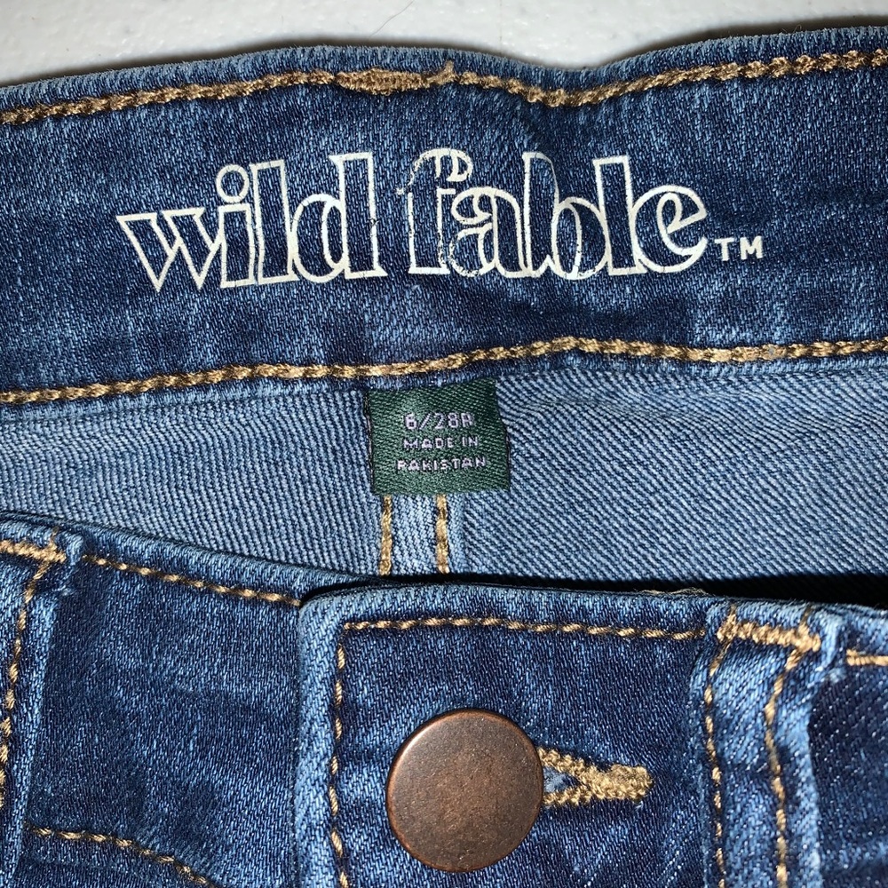 High Rise Denim Shorts - Picture 2 of 4